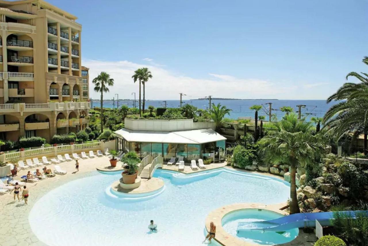Zen Beach Cannes Sea View Apartment Beach In Front X2 Pools-Ac-Clim-Wifi-Free Parking Inside Exterior foto