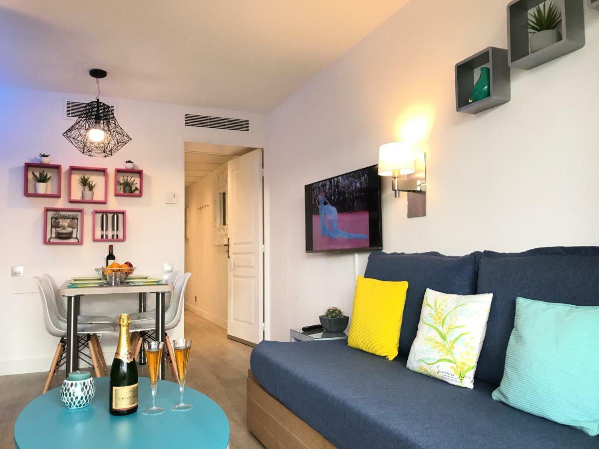 Zen Beach Cannes Sea View Apartment Beach In Front X2 Pools-Ac-Clim-Wifi-Free Parking Inside Exterior foto