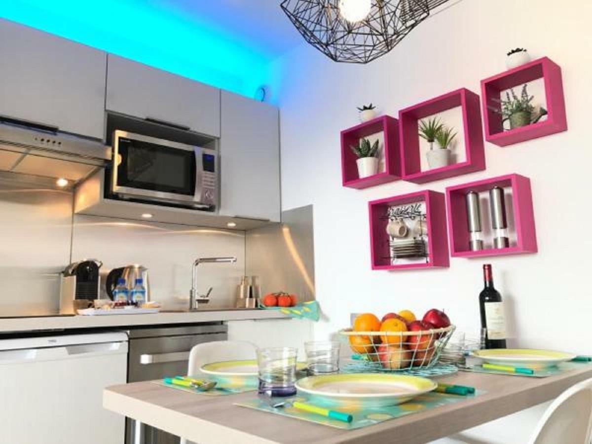 Zen Beach Cannes Sea View Apartment Beach In Front X2 Pools-Ac-Clim-Wifi-Free Parking Inside Exterior foto