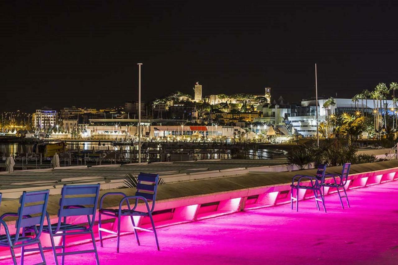 Zen Beach Cannes Sea View Apartment Beach In Front X2 Pools-Ac-Clim-Wifi-Free Parking Inside Exterior foto